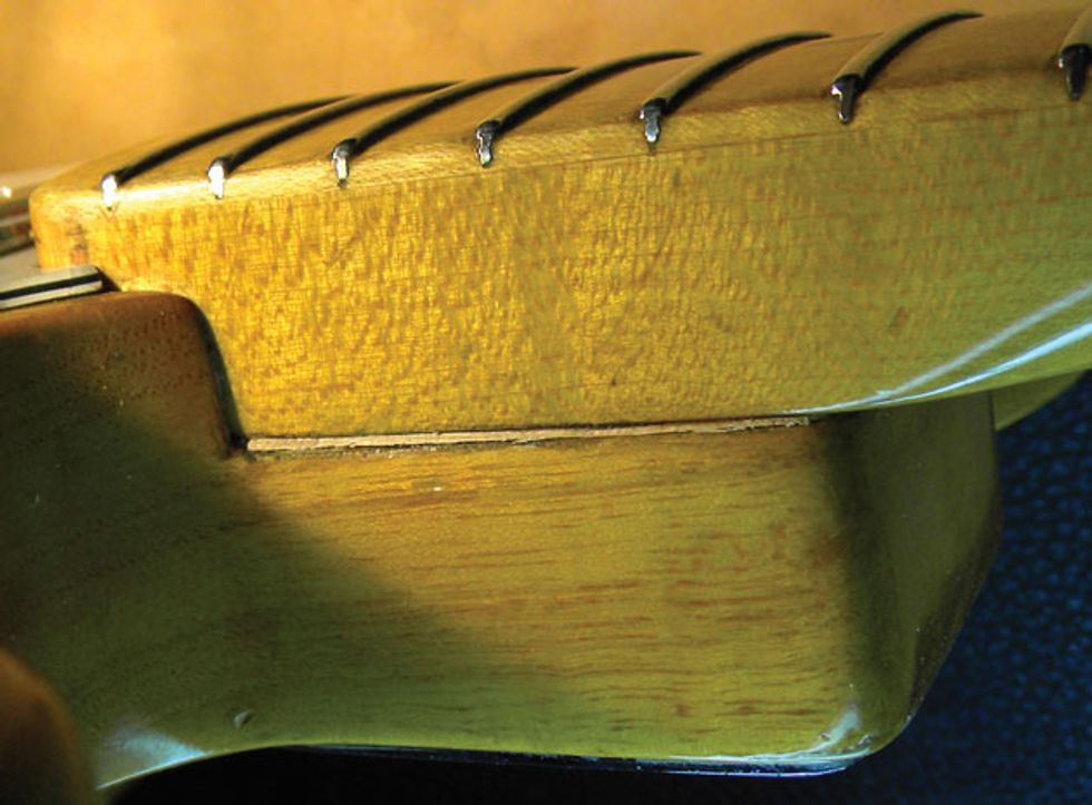 Guitar Shop 101 How to Shim a BoltOn Neck Premier Guitar