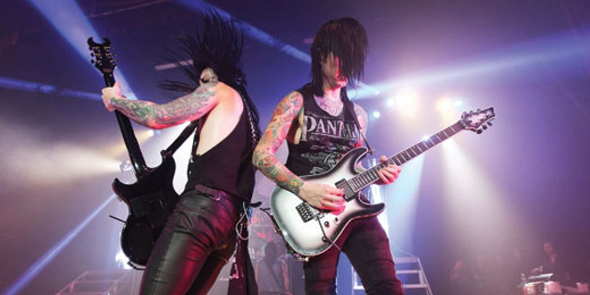 Black Veil Brides’ Jinxx and Jake Pitts Brides of Bob Premier Guitar