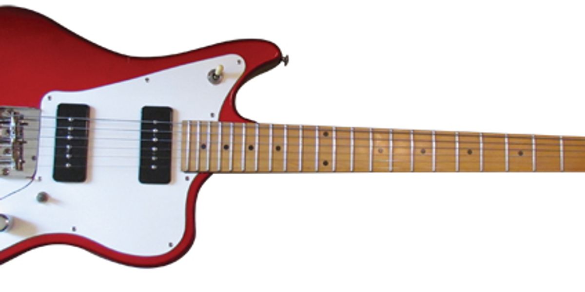 Red Sparkle Samick Jaguar Wannabe Premier Guitar The best guitar