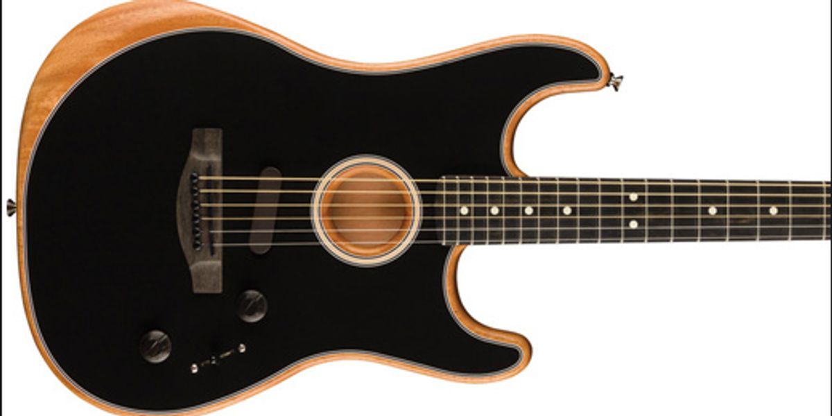 Fender Acoustasonic Stratocaster Guitar Review Premier Guitar