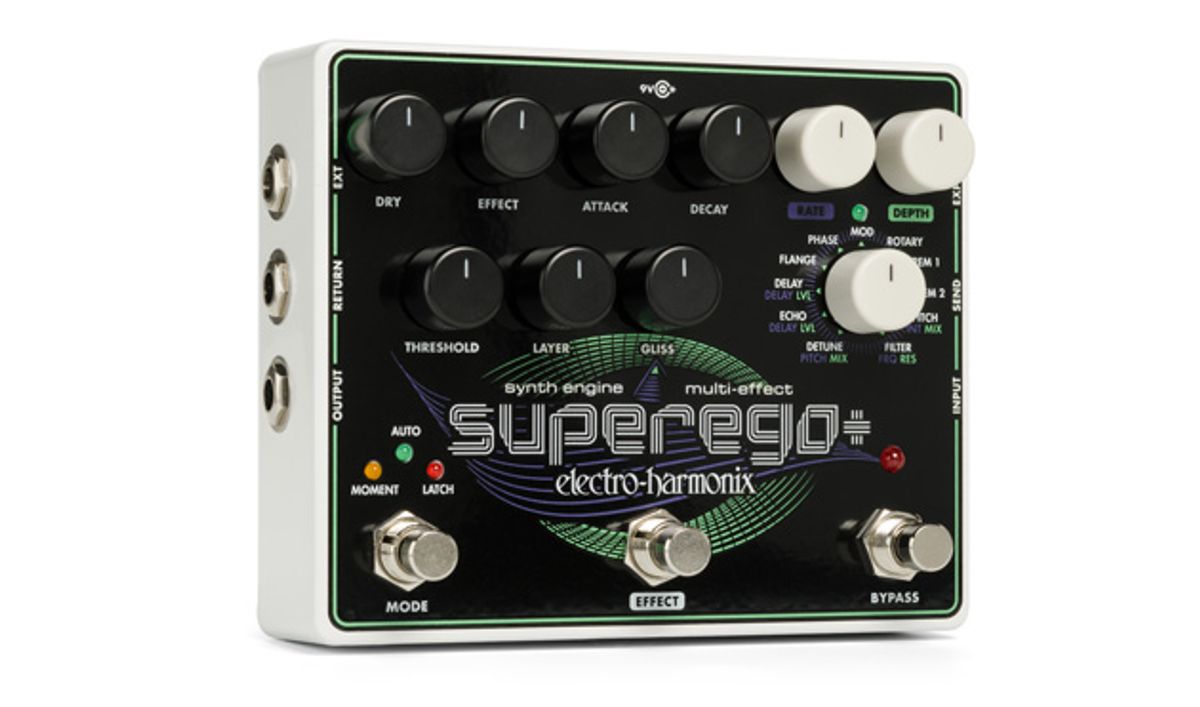 ElectroHarmonix Unveils the Superego+ Premier Guitar