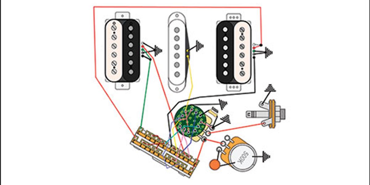Mod Garage: Strat-PRS Crossover Wiring - Premier Guitar | The best