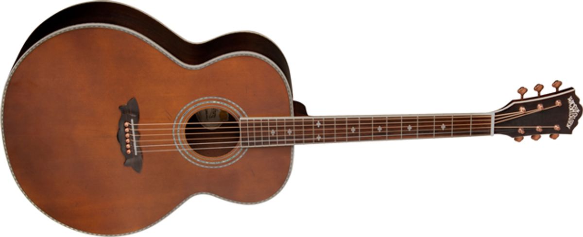 Washburn Guitars Introduces the WJ130EK Acoustic/Electric Guitar