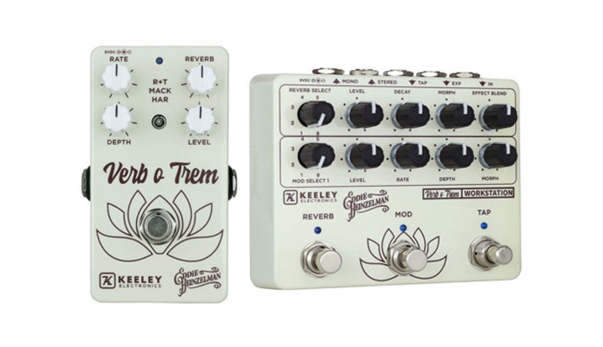 Keeley Electronics Unveils the Eddie Heinzelman Verb o Trem and Verb o Trem Workstation