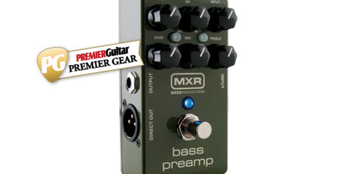 MXR Bass Preamp Review Premier Guitar