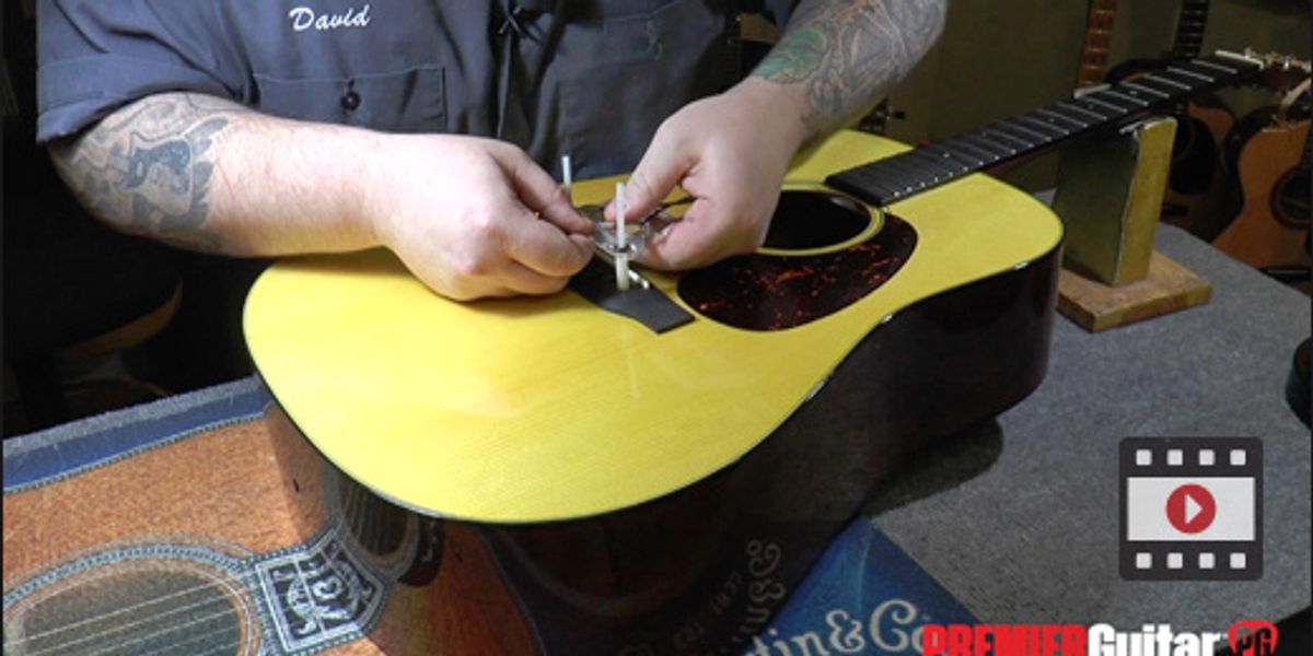 DIY How to Install a Soundboard Transducer Premier Guitar