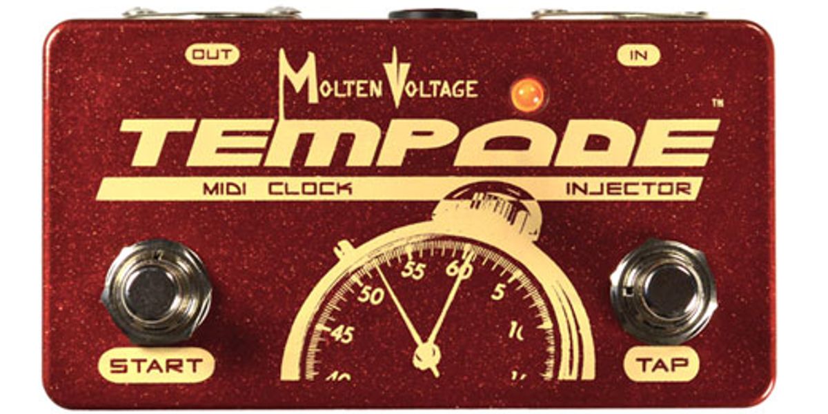 Molten Voltage Introduces the Tempode MIDI Clock Generator Premier Guitar