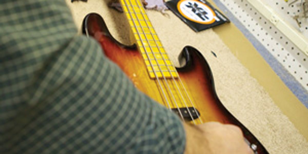 DIY How To Set Up A Bass Guitar Premier Guitar The Best Guitar And