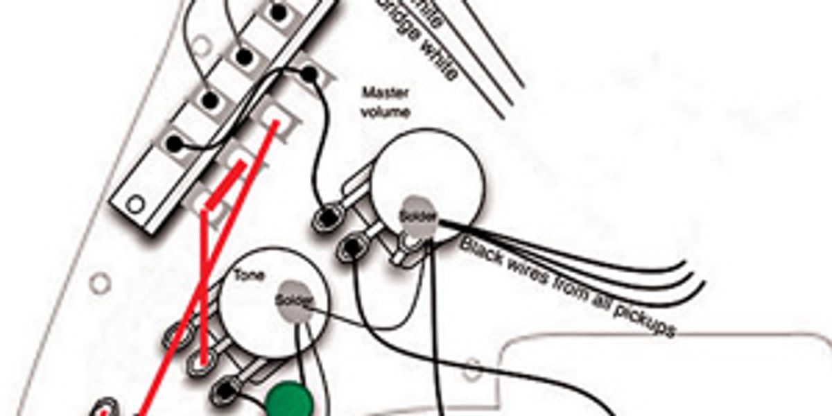 Vintage Strat Wiring Diagram : Common Electric Guitar Wiring Diagrams