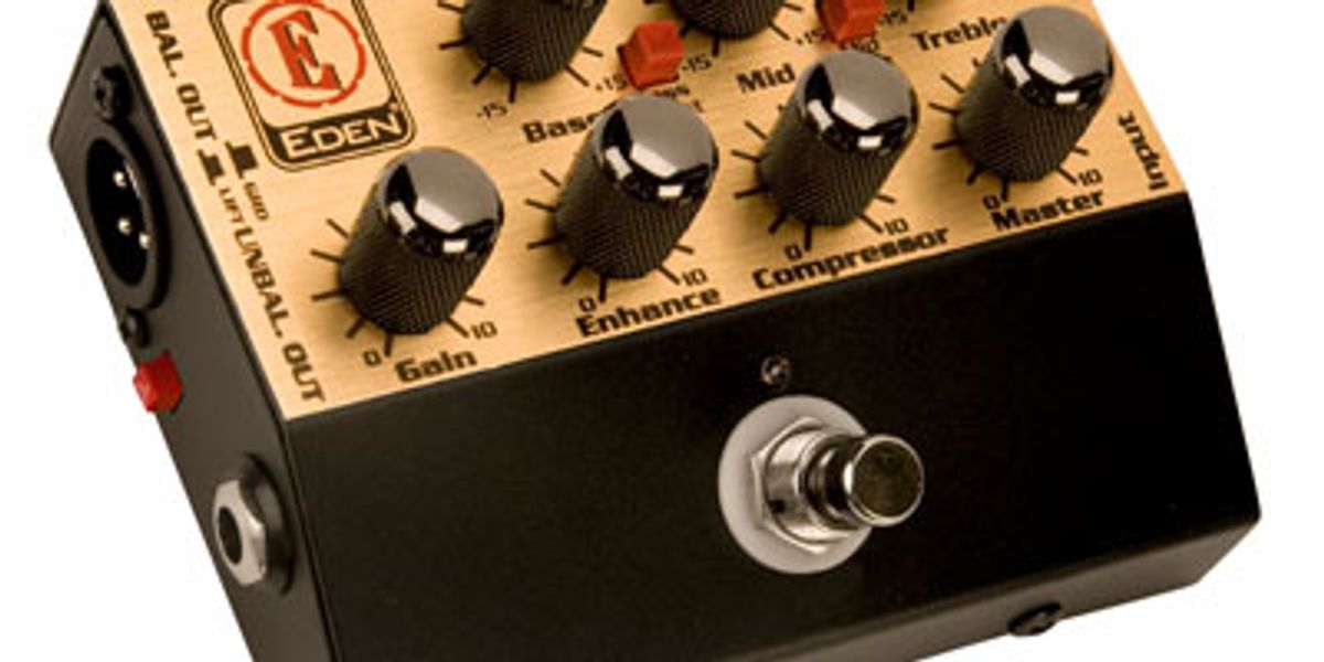 Eden Electronics Releases First Bass Direct Box/Preamp Pedal Premier