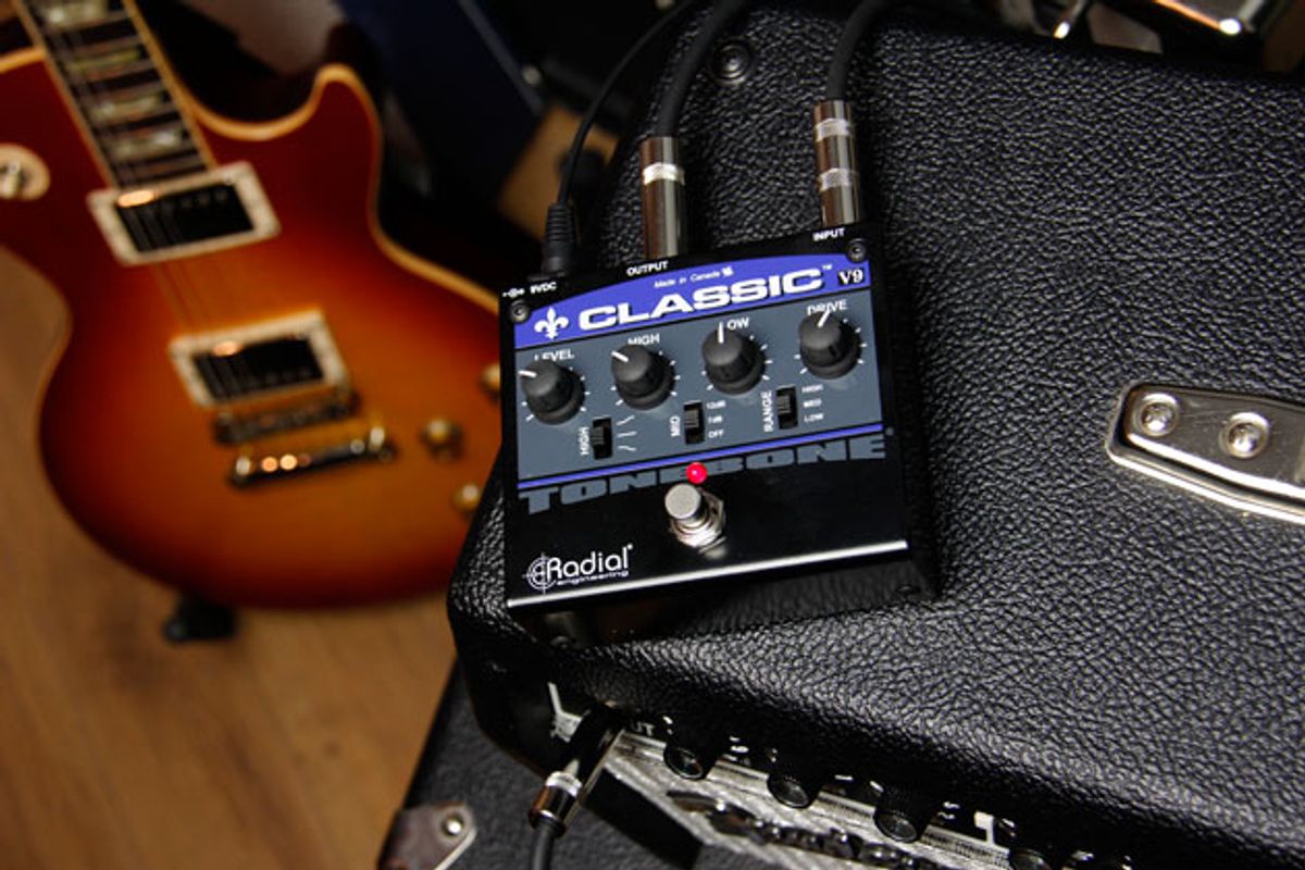 Radial Engineering Announces the Tonebone Classic V9