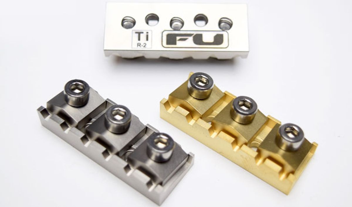 FUTone Launches New Titanium and Naval Brass Locking Nuts Premier Guitar