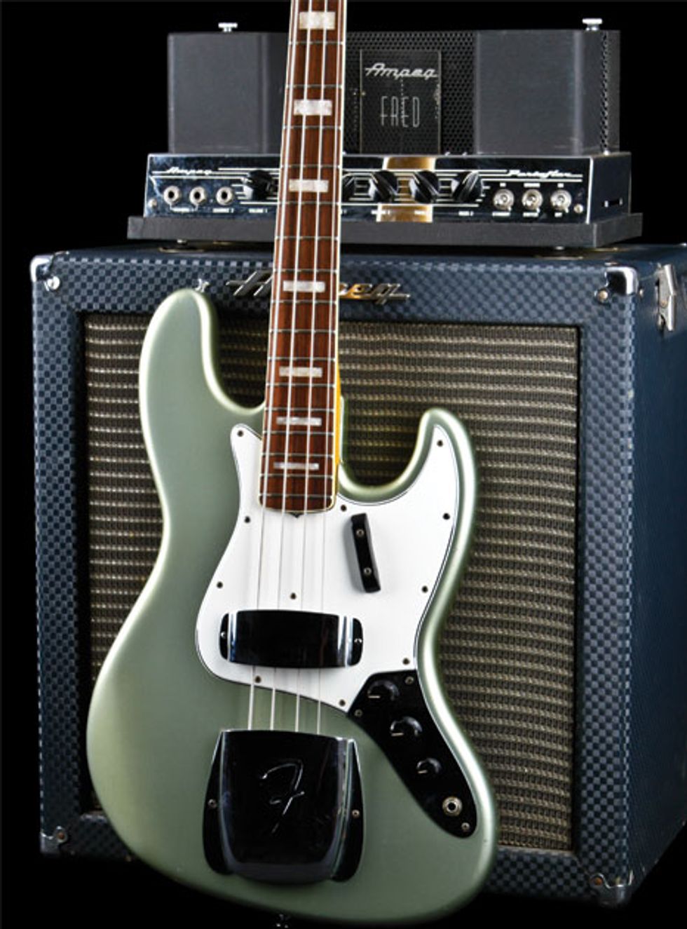 Vintage Vault 1966 Fender Jazz Bass in Firemist Silver Premier Guitar