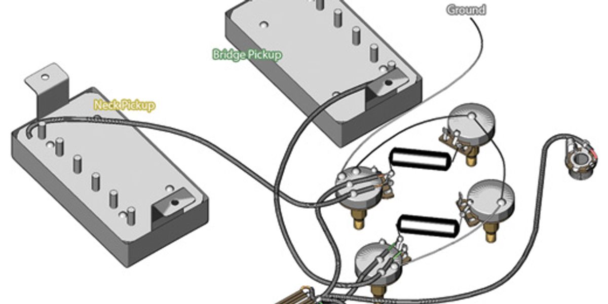 Mod Garage 50s Les Paul Wiring In A, Electric Guitar Wiring Diagram