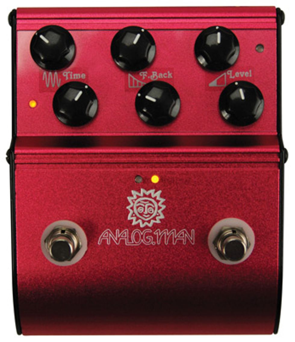 Analog Man ARDX20 Dual Analog Delay Pedal Review Premier Guitar