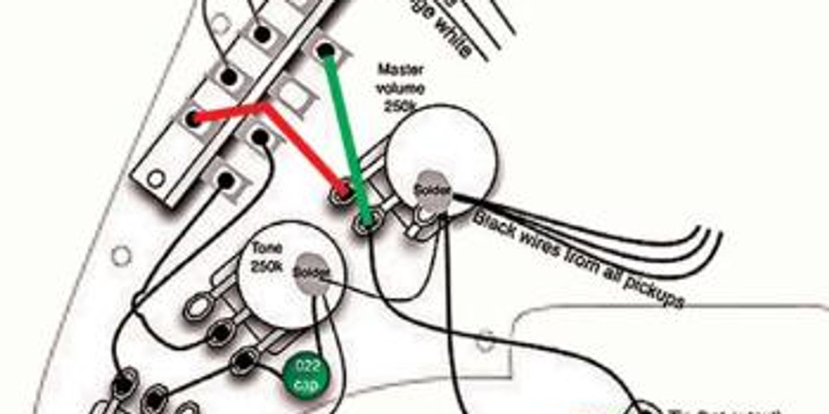 Gibson 50s Wiring On A Stratocaster Premier Guitar Gibson 50s Wiring On A Stratocaster, Gibson 50 S Wiring Vs Modern