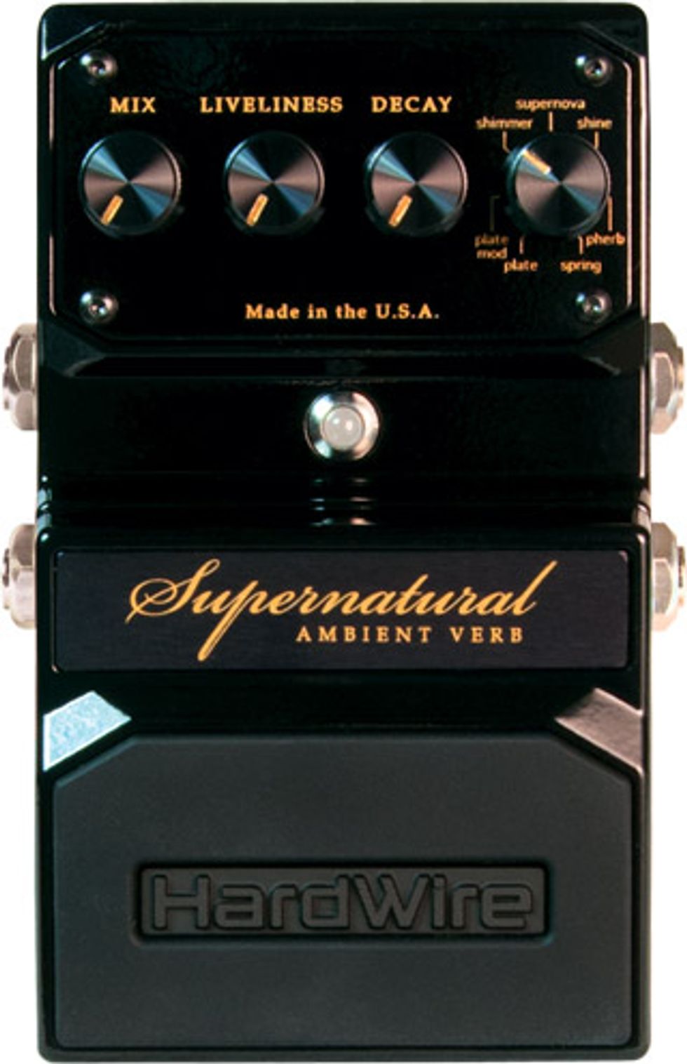 Hardwire Supernatural Ambient Reverb Pedal Review Premier Guitar
