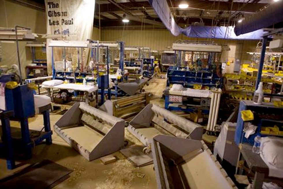 Gibson Guitar Shares Story and Photos of Factory Flooding