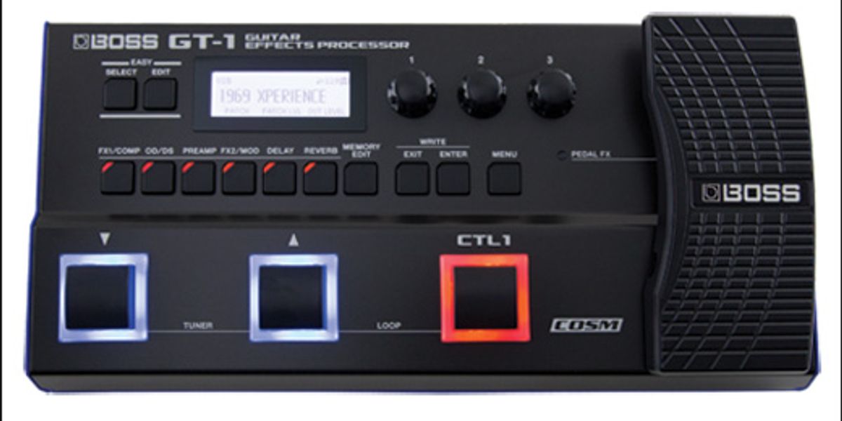 Boss GT-1 Guitar Effects Processor Review - Premier Guitar