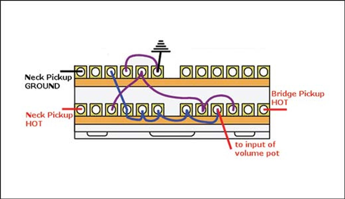 Telecaster 5 Way Super Switch Wiring Diagram / Tele Style Guitar Wiring