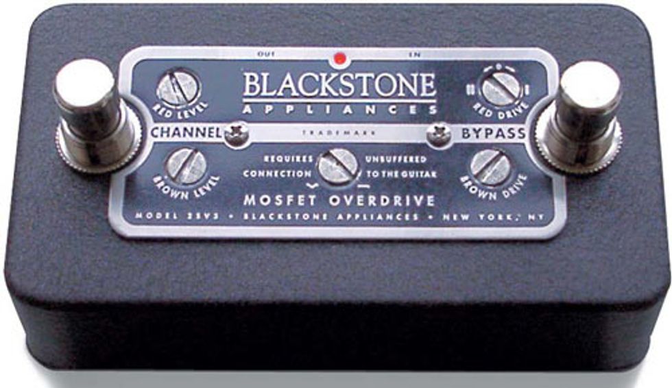 Blackstone Appliances Mosfet Overdrive 2S Pedal Review Premier Guitar