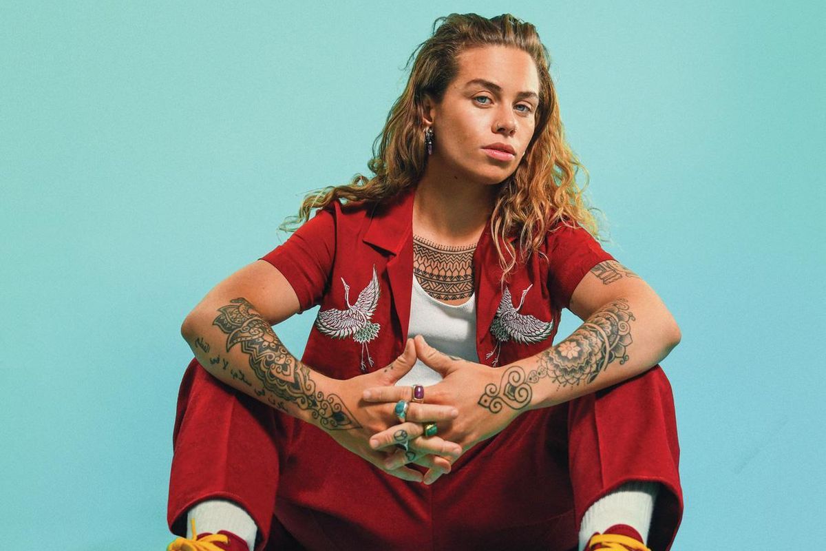 Tash Sultana Terra Firma Red Suit