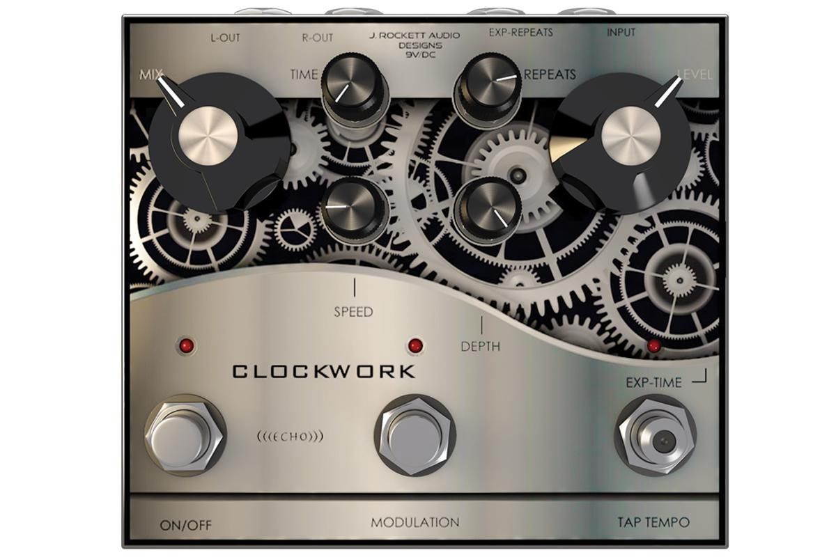 新品 J. Rockett Audio Designs Clockwork J. Rockett Audio Designs Clockwork Echo Delay Pedal | Sweetwater