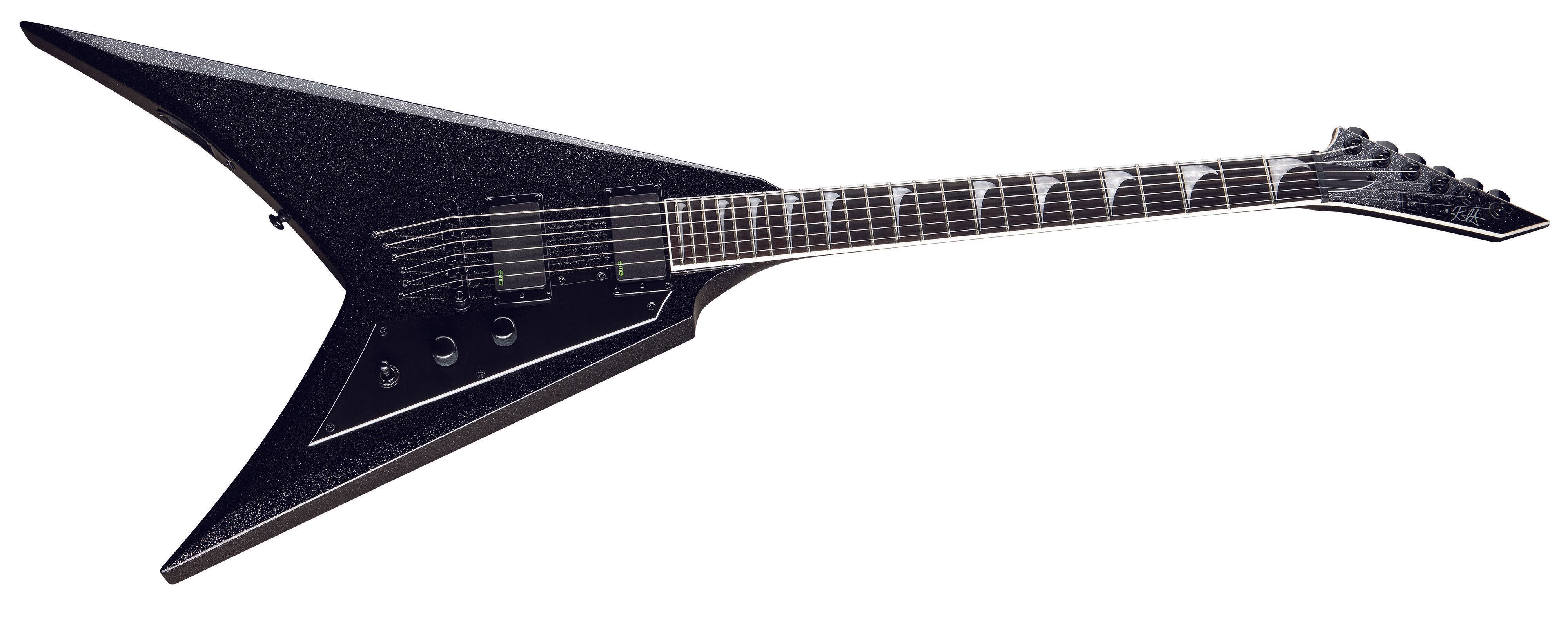 ESPのLTDブランド KIRK HAMMETTモデル KH-DC EMG ESP LTD KH-V Review - Premier Guitar