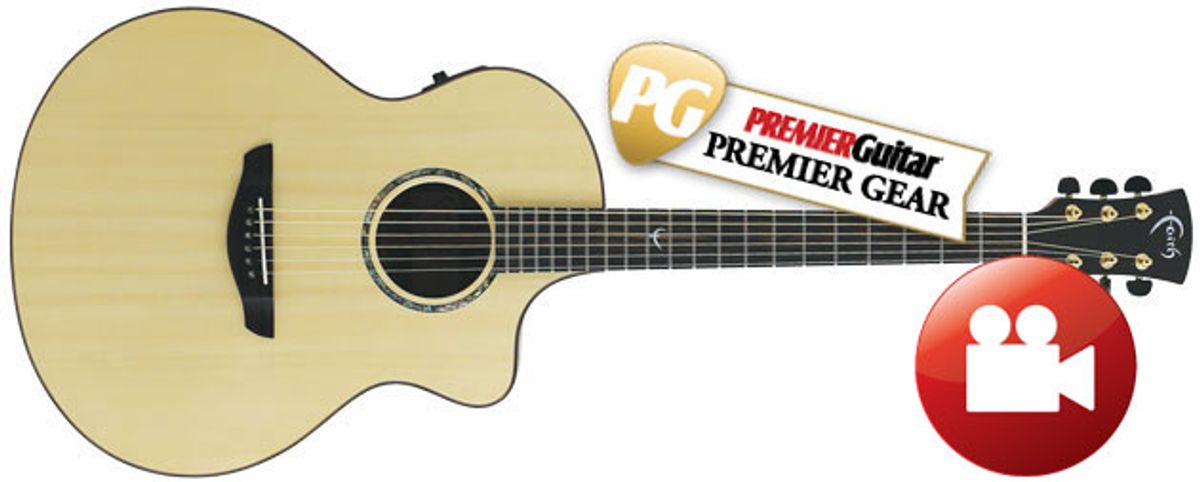 Faith FNCETB Neptune Baby Jumbo Cutaway/Electro