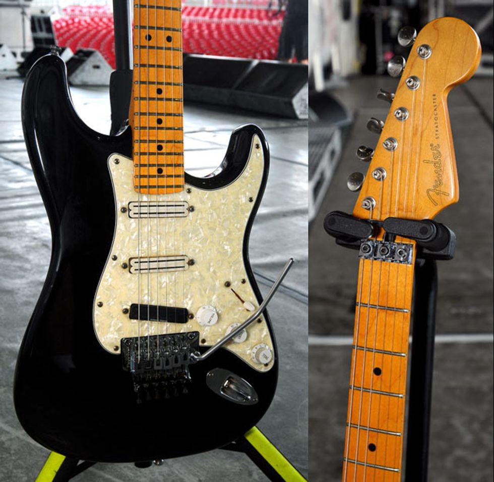 Fender American Standard Strat - Dave Murray (closeup)