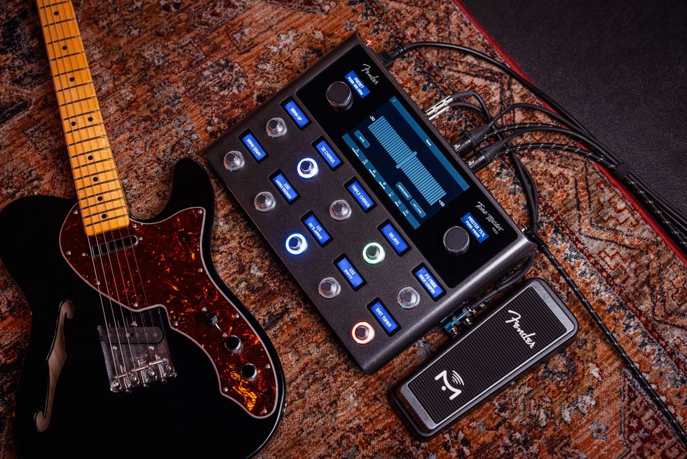 Fender digital tone master pro and guitar