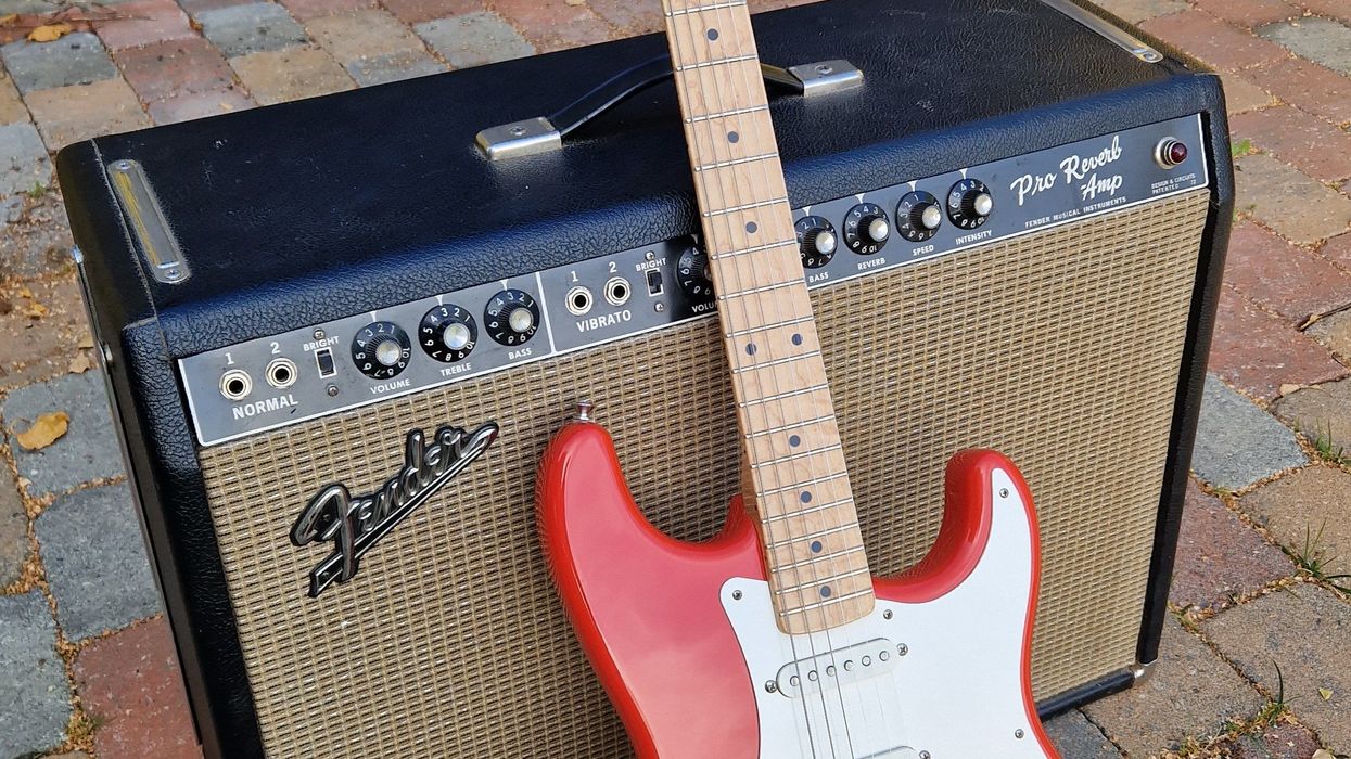 Fender Fiesta Red Strat Guitar