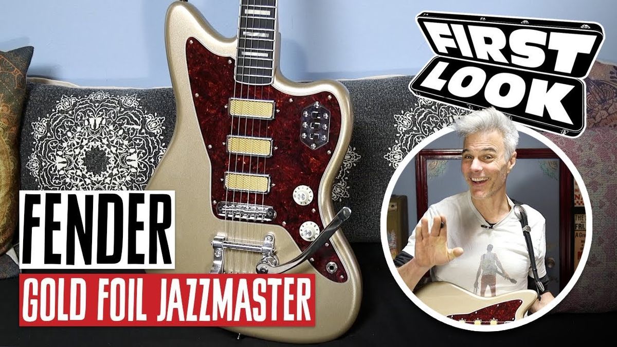 First Look: Fender Gold Foil Jazzmaster