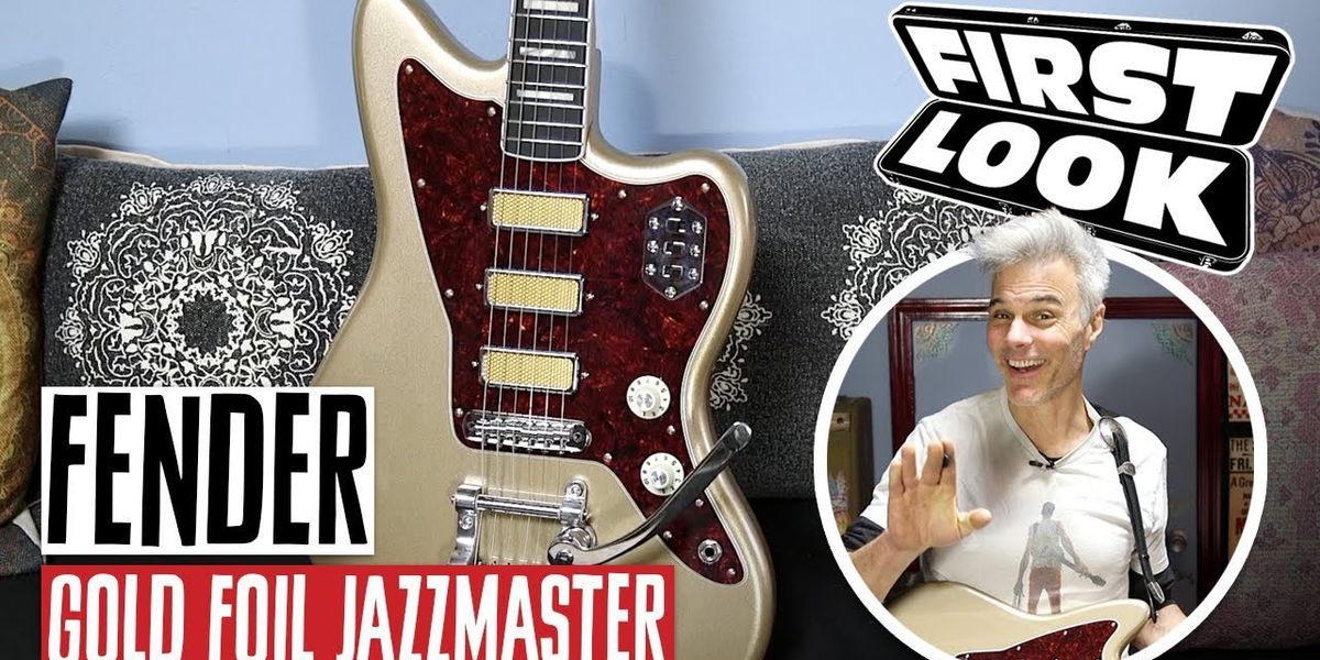 First Look: Fender Gold Foil Jazzmaster