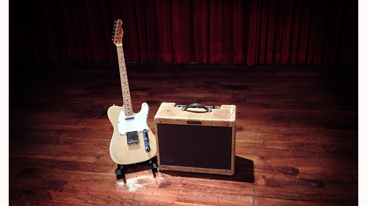 fender telecaster and fender deluxe