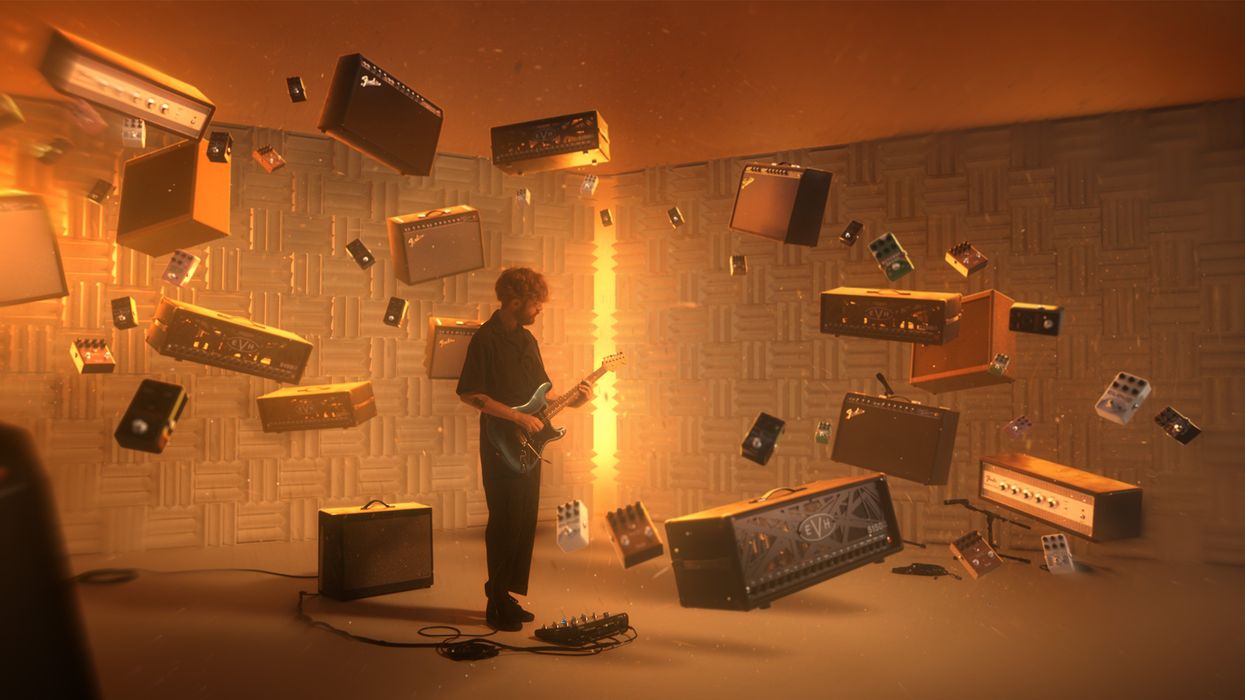 Fender tone master amp levitating