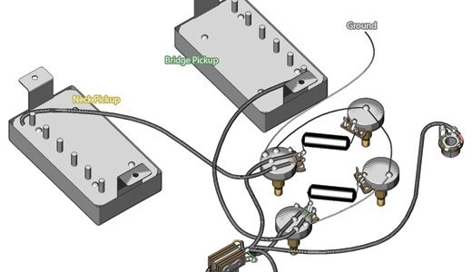 50s Les Paul Wiring In A Telecaster, Gibson 50s Wiring Diagram