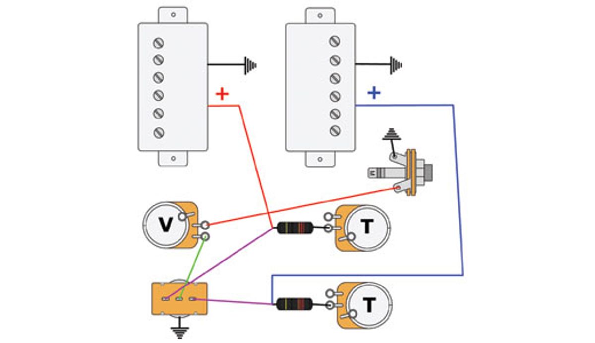 Mod Garage: Les Paul Master Wiring #3