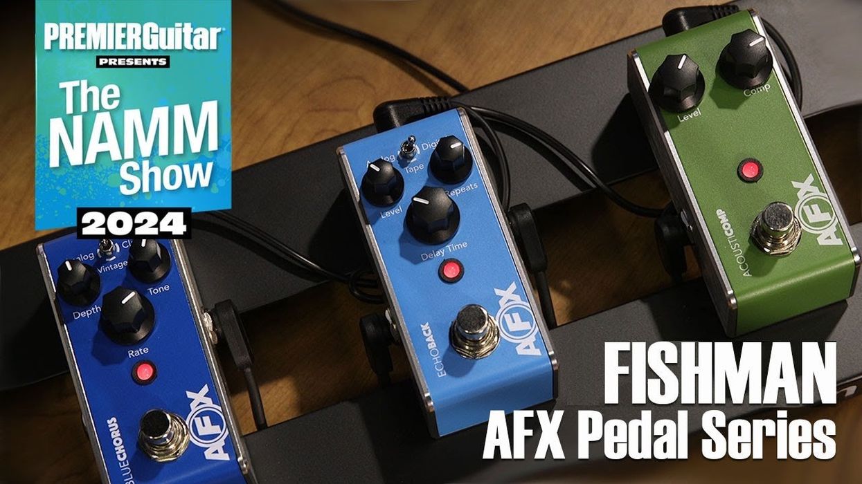 Fishman AFX Pedal Series Demo | NAMM 2024