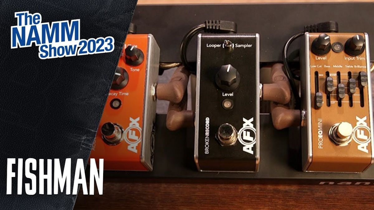 Fishman AFX Mini Series Acoustic Pedals Demo | NAMM 2023