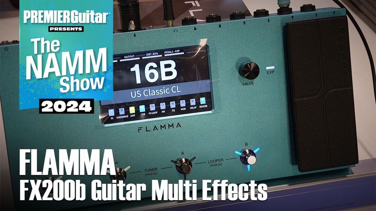 Flamma FX200b Guitar Multi Effects | NAMM 2024