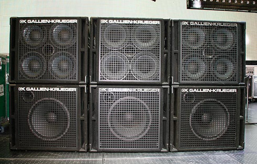 Flea's Gallien-Krueger Cabs