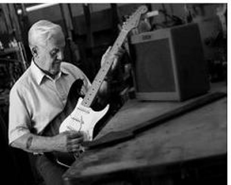 Fullerton with the 50th Anniversary Fender Stratocaster