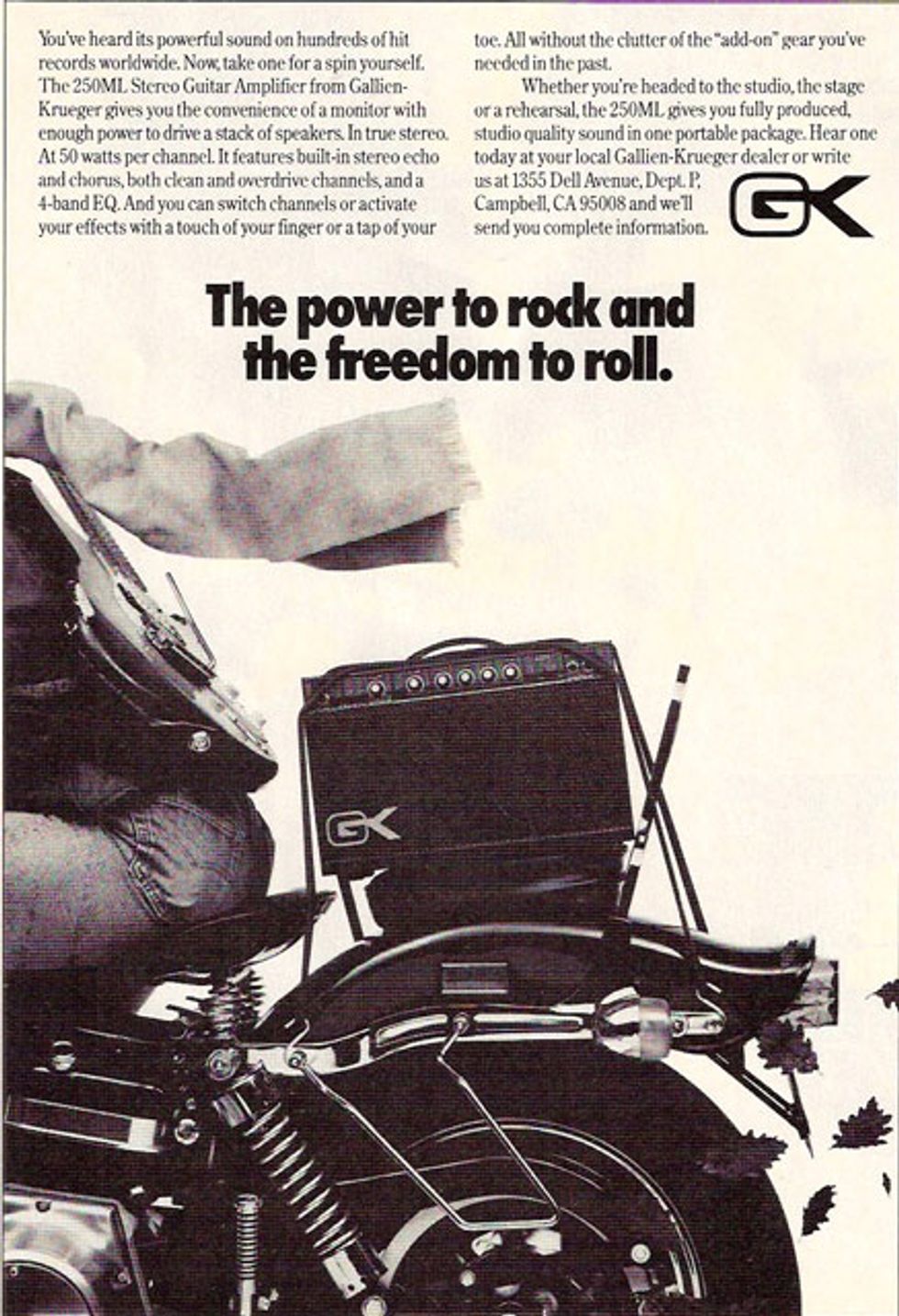 Gallien-Krueger 250 ML Stereo Guitar Amplifier