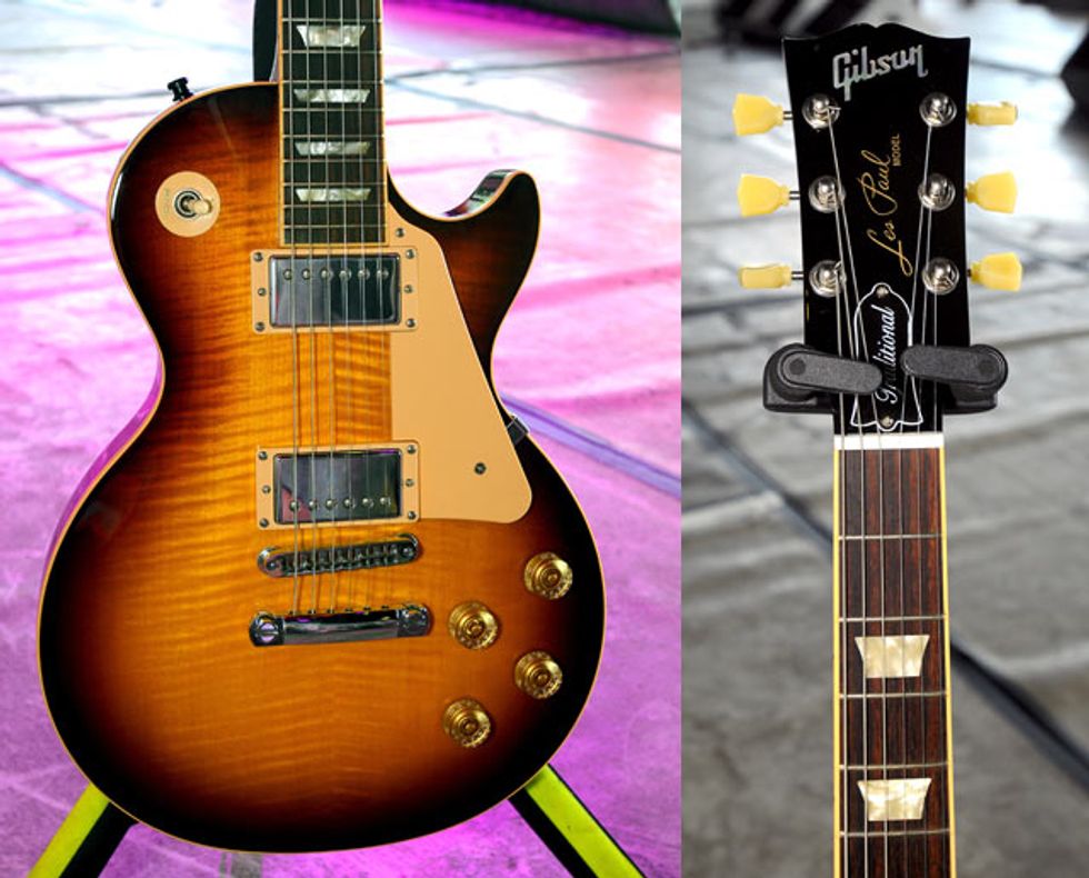 Gibson Les Paul - Dave Murray (closeup)