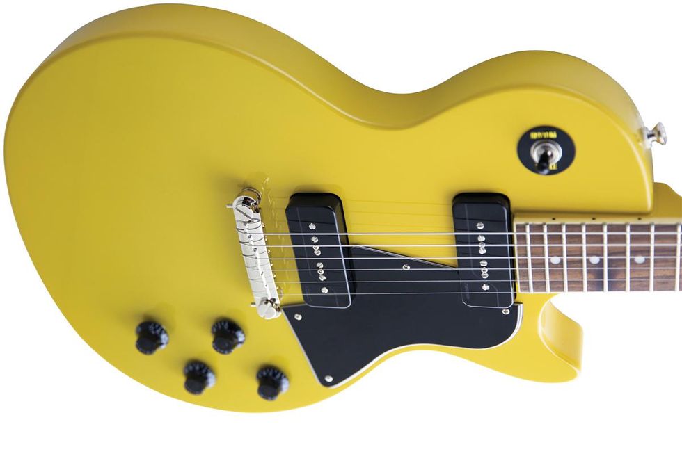 gibson les paul fishman fluence greg koch p-90