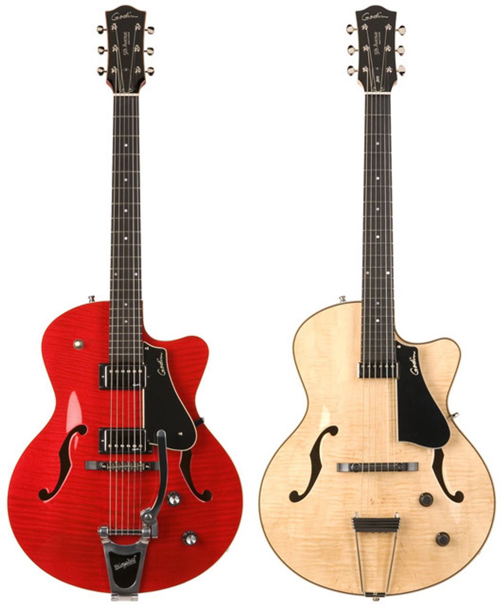 Godin 5th Avenue Uptown GT and 5th Avenue Jazz