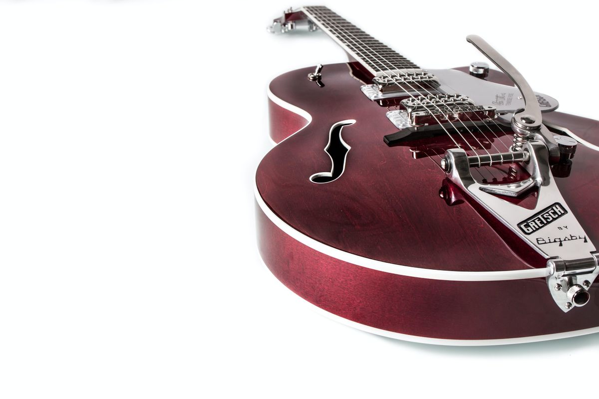 gretsch guitar open string lesson