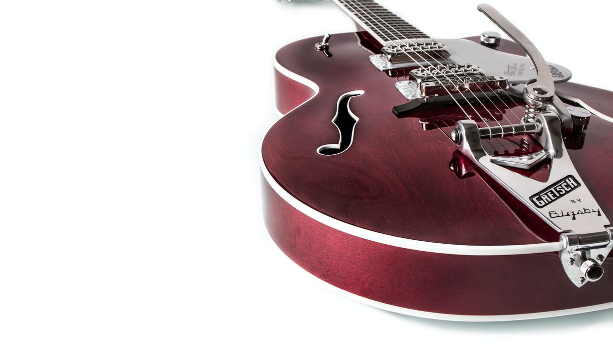 gretsch guitar open string lesson