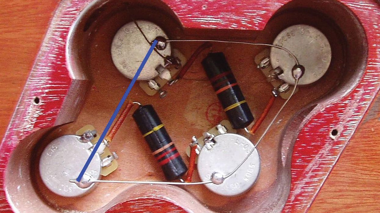 Grounding Passive Guitar (and Bass) Circuits, Part 1 - Image 1 Les Paul Wiring
